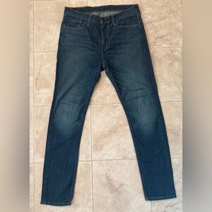 Vintage Levi’s 510 Jeans Dark Indigo Fade Red Tab Men’s Slim Denim